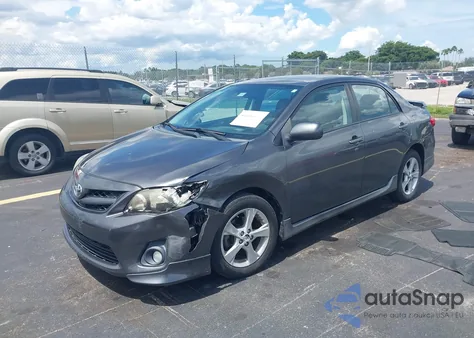 2011 Toyota Corolla S from USA, damaged, VIN 2T1BU4EE6BC689737
